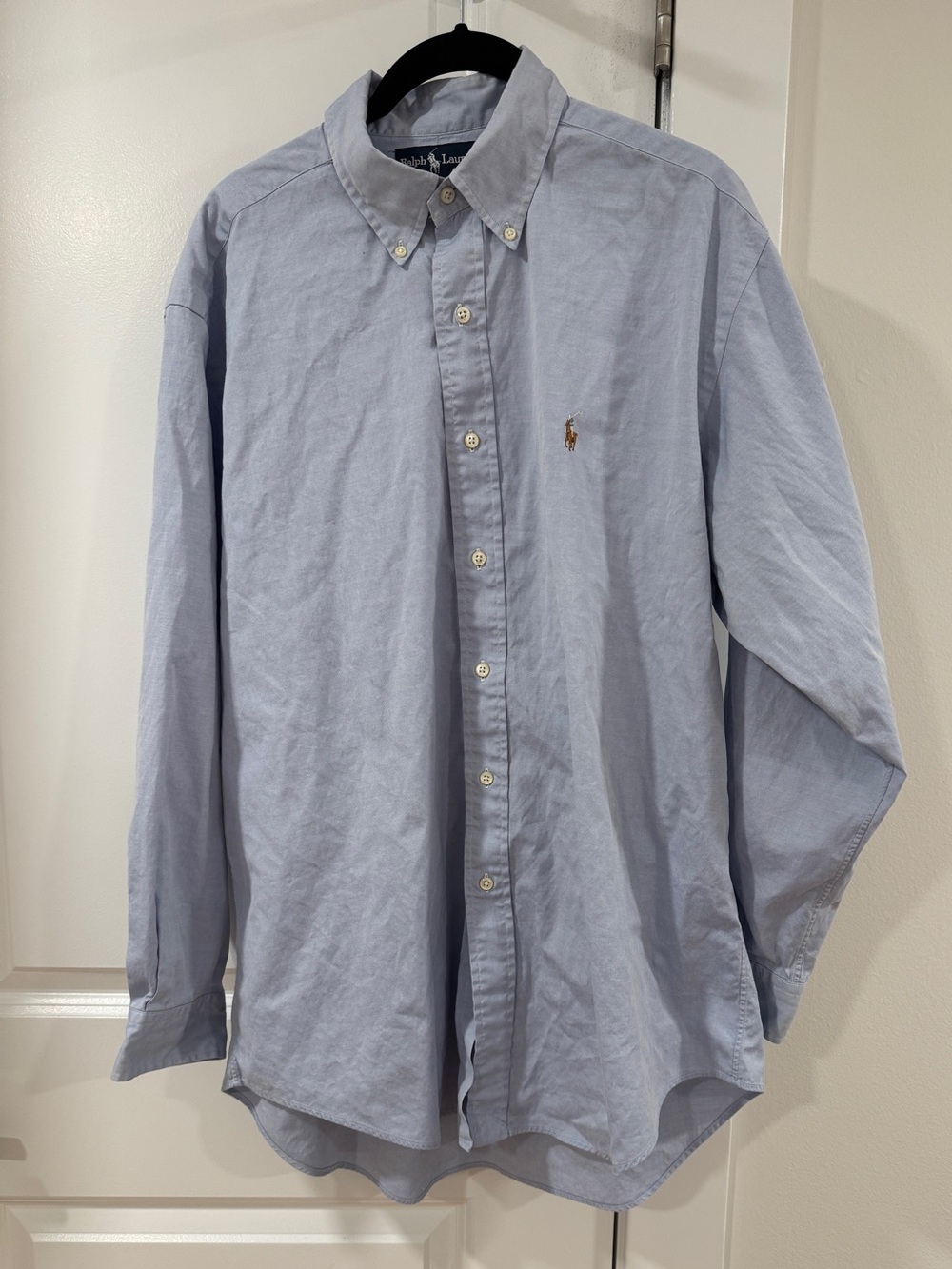 Ralph Lauren Men’s Light Blue Button Down Shirt Size 16-33